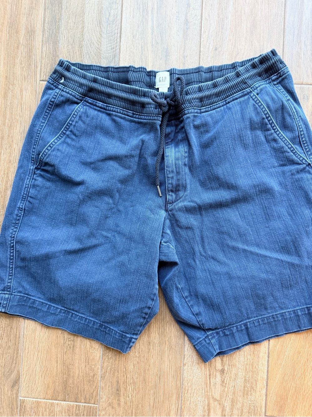 GAP Y2K Men's Navy Drawstring Casual Hybrid Shorts